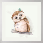 Affiche de Hibou Bébé (Devant)