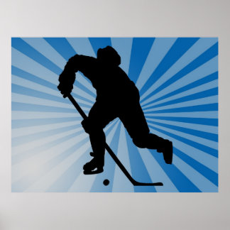 affiche de hockey
