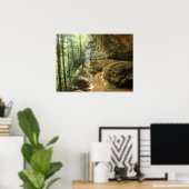 Affiche de Hocking Hills Cliff (Bureau à domicile)