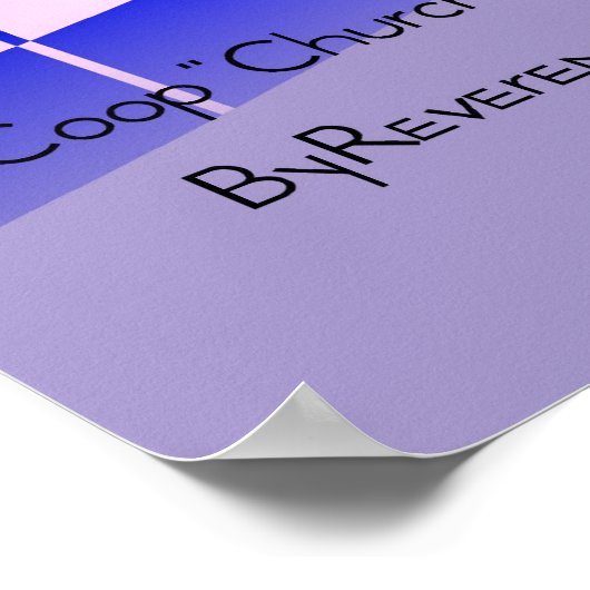 Affiche de hommage Coop (Coin)