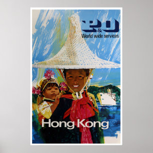 Affiche de Hong Kong Impression Chinoise Art Asiat