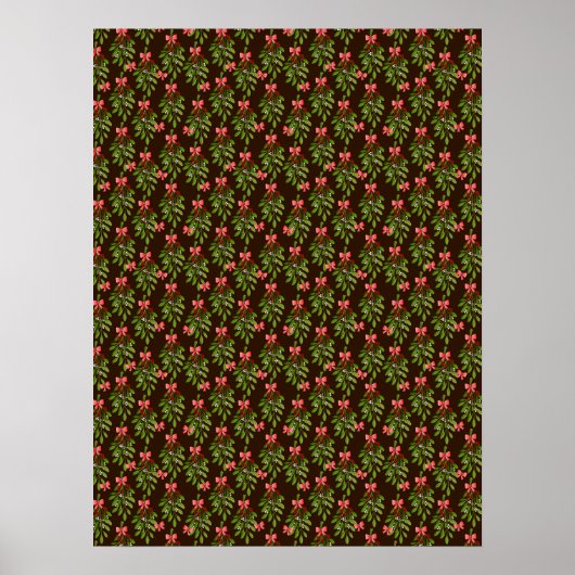 Affiche de houx de Noël (Devant)