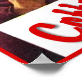 Affiche de humour avec impression Café Arrache Ta  (Coin)