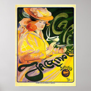 Affiche de Jacqmotte de café