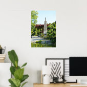 Affiche de jardin japonais (Bureau à domicile)
