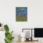 affiche de jardin papillon (Bureau à domicile)