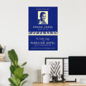 Affiche de jazz Ahmad Jamal - Au Pershing - Mais (Bureau à domicile)