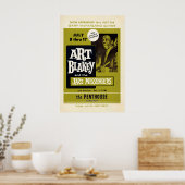 Affiche de jazz Art Blakey & The Jazz Messengers (Cuisine)