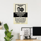 Affiche de jazz Cannonball Adderley - Jazz Worksho (Bureau à domicile)