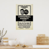 Affiche de jazz Cannonball Adderley - Jazz Worksho (Cuisine)