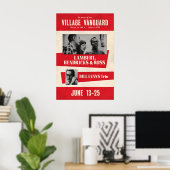Affiche de jazz de Bill Evans - Dimanche au Villag (Bureau à domicile)