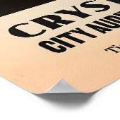 Affiche de jazz de Duke Ellington - Fargo, ND - 19 (Coin)