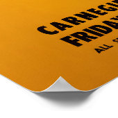 Affiche de jazz de Nina Simone - Au Carnegie Hall  (Coin)