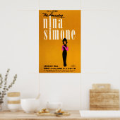 Affiche de jazz de Nina Simone - Au Carnegie Hall  (Cuisine)
