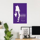 Affiche de jazz de Thelonious Monk - Orchestre et (Bureau à domicile)