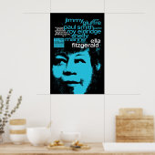 Affiche de jazz d'Ella Fitzgerald - Ella à Berlin (Cuisine)