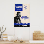 Affiche de jazz d'Oscar Peterson - Sessions de Lon (Cuisine)