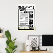 Affiche de jazz Keith Jarrett - Concert de Cologne (Bureau à domicile)