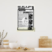 Affiche de jazz Keith Jarrett - Concert de Cologne (Cuisine)