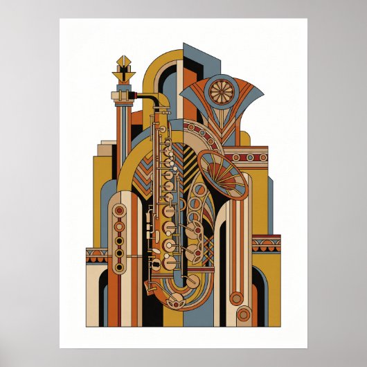 Affiche de Jazz Vintage (Devant)
