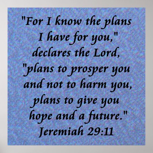 affiche de jermiah 29-11 (Devant)