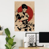 Affiche de Jester Anime Esthétique avec Cartes à J (Bureau à domicile)