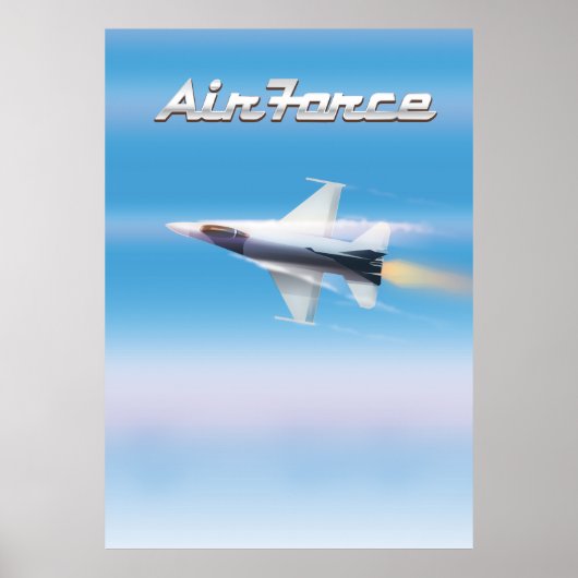 Affiche de jet de l'armée de l'air (Devant)