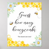 Affiche de jeu Abeille à miel Devinez combien de r (Devant)