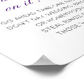 Affiche de jeu de Baby Shower Editable Mets un ann (Coin)