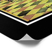 Affiche de jeu de billard vintage (Coin)