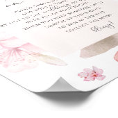 Affiche de jeu de cerisier en fleur mets un anneau (Coin)