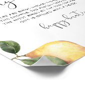 Affiche de jeu de chasse à l'anneau au citron pour (Coin)