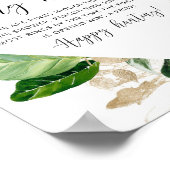 Affiche de jeu de chasse à l'anneau tropical pour  (Coin)