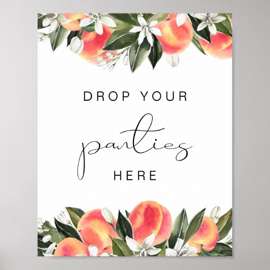 Affiche de jeu de culotte pour enterrement de vie (Devant)