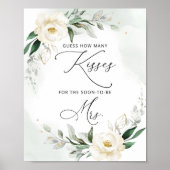 Affiche de jeu de douche nuptiale combien de baise (Devant)