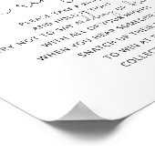 Affiche de jeu floral blush met un anneau dessus (Coin)