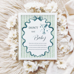 Affiche de jeu moderne Little Tini One Don’t Say B