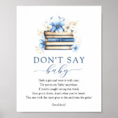 Affiche de jeu Ne dites pas Bébé pour la Baby Show (Devant)
