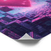 Affiche de jeu Pixel Heart Neon City — Affiche de  (Coin)