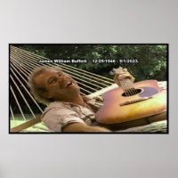 Affiche de Jimmy Buffett RIP