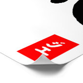 Affiche de kanji du vent (Coin)