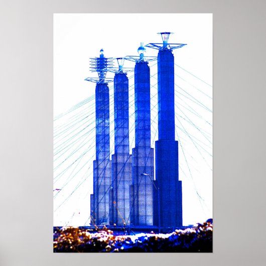 Affiche de Kansas City Skyline (Devant)