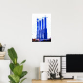 Affiche de Kansas City Skyline (Bureau à domicile)