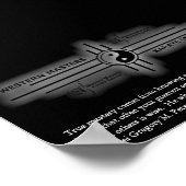 Affiche de karaté inspirant (Coin)