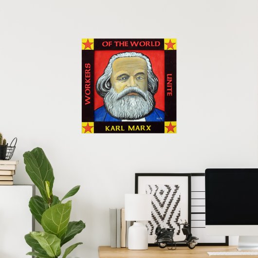 Affiche de Karl MARX (Bureau à domicile)