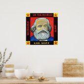 Affiche de Karl MARX (Cuisine)