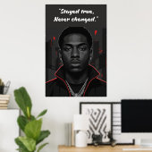 Affiche de Kay Flock – Affiche de motivation (Bureau à domicile)