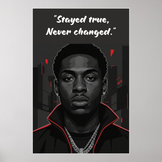 Affiche de Kay Flock – Affiche de motivation (Devant)