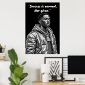 Affiche de Kay Flock – Le Succès est Mérité Motiva (Bureau à domicile)