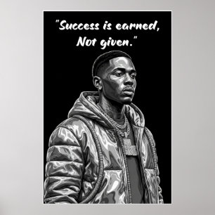 Affiche de Kay Flock – Le Succès est Mérité Motiva